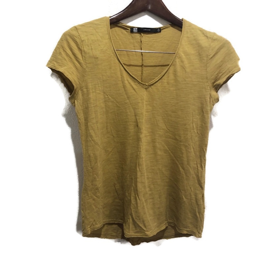 J Brand || Olive V-Neck Tee Shirt Top